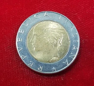500 Lire Italy Coin Coin Italy 1989 Republica Italiana - Picture 1 of 2
