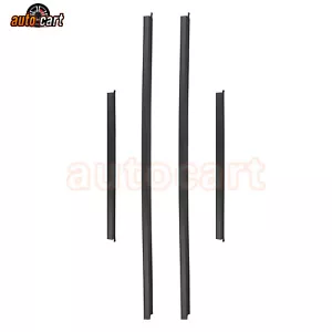 Window Glass Seals Door Belt Weatherstrip For 1987-1995 Nissan Pathfinder 3.0L - Foto 1 di 9