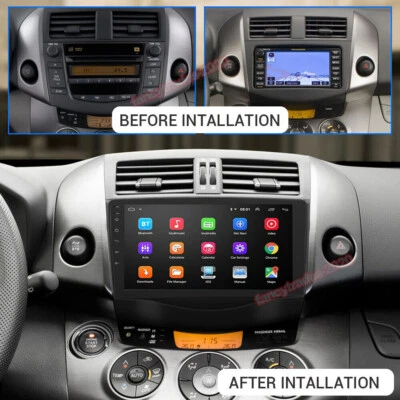 For Toyota RAV4 2006 2007-2012 9'' Android 11.0 Car Radio Stereo GPS Navi 2+32GB - Image 1 of 4