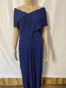 Xhilaration Blue Jumpsuit Size 1X - Picture 1 of 3