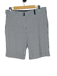 Nike Golf Women’s Bermuda Shorts 12 Pockets Houndstooth Print  Stretch - Picture 1 of 10