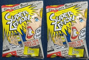2 x Super SOUR Lemon Candy - Nobels Japan - Japanese Snacks / Sweets / Candies - Picture 1 of 3
