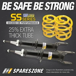 Rear Webco Shock Absorbers Lower King Springs for NISSAN SILVIA S13 Coupe 91-93 - Picture 1 of 4
