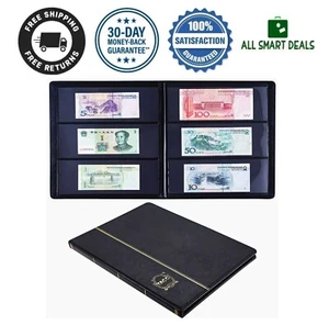 Estuche Libro Para Billetes De Coleccion Album Estampillas 60 Espacios Vintage - Picture 1 of 12
