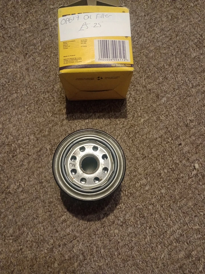 New Oil Filter Fits Hyindai Amica Getz Kia Carens Rio Picanto (others) (Op617) - Image 1 of 2