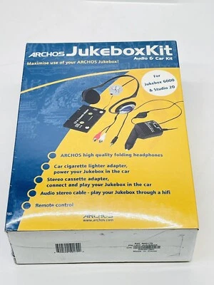 Archos Jukebox Kit Audio & Car Kit For 6000 & Studio 20~Remote~Cable~Adapter~NEW - Image 1 of 4