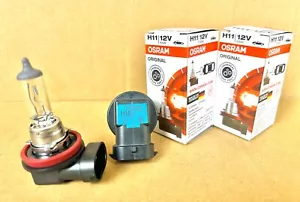 2x New OEM Osram H11 55W 64211L Long Life Light Lamp Bulb Set Headlight / Fog - Picture 1 of 3