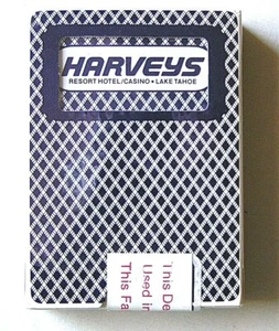 Vintage Harveys Hotel Casino Lake Tahoe Nevada Spielkarten versiegelt orig. Besitzer - Bild 1 von 4