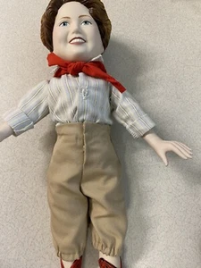 Franklin Mint "20 Mule Team " Doll w/ clothing ~Porcelain head/arms/legs/boots - Picture 1 of 9