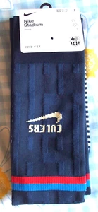 NIKE FUSSBALL "BARCELONA CULERS" DRI-FIT MAX GEPOLSTERTE KNIEHOHE SOCKEN - LARGE 8-12 - Bild 1 von 3