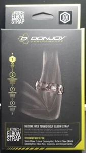 DonJoy Performance Webtech Ellenbogenschlaufe schwarz, S / M 🎾 Tennis oder Golfer’s Elbow - Bild 1 von 2