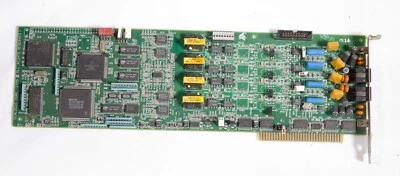 Vintage Dialogic Corp 85-0155-019 4 port DSP card 16 bit ISA ISA16 - Image 1 of 3