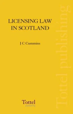 Licensing Law in Scotland : Scots Law - JC Cummins - 2nd Edition - 2007 - RED - Image 1 of 2