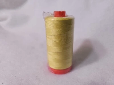AURIFIL Quilting Thread - 50 WT - 1422 yds #2115 Yellow - Image 1 of 2