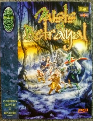 Earthdawn - Mists of Betrayal Adventure Supplement RPG SC New FASA Fantasy Game - Image 1 of 2