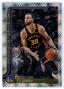 2025-26 Topps Chrome STEPHEN CURRY Xfractor Checkerboard Foil #135 Warriors - Picture 1 of 2