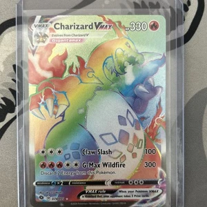 Pokémon TCG Charizard VMAX Champion's Path 074/073 Holo Secret Rare NM/M - Picture 1 of 11