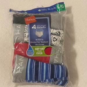 Hanes Boys Tagless Briefs 4-Pack No Ride Up Comfort Flex Waistband - Picture 1 of 7