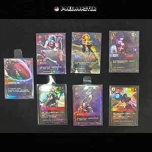 7Pcs Jinx Combo Set Riftbound OGN 301/298 251/298 League of Legends - Chinese - Picture 1 of 2