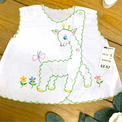 Vintage Baby Infant Sheep Top with orig. tag Cradle Tog Deadstock NWT - Image 1 of 4