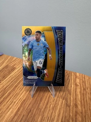 Copa Mundial de Clubes Panini Prizm 2025 Savinho Oro Intercontinental/10 Man City Foto 1 de 3