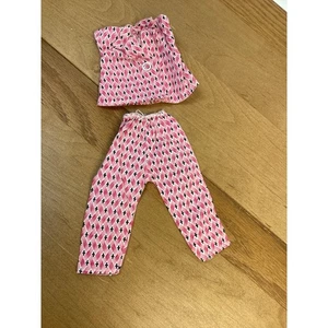 Vintage Doll Dress 2 Piece Outfit Top Pants Jill Little Miss Revlon Jan Red - Picture 1 of 6