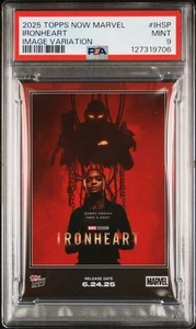 2025 TOPPS NOW MARVEL #IHSP IRONHEART IMAGE VARIATION PSA 9 - Picture 1 of 2
