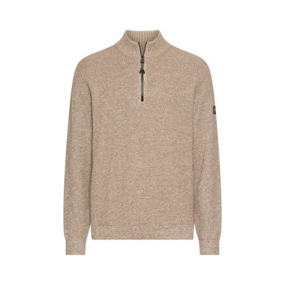 Camel active Herren Strickpullover Troyer beige 6K06 409530 11 oatmeal - Bild 1 von 4