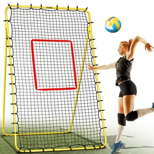 SPOYNAL Volleyball Rebounder Netz, 4x7 ft Volleyball Trainingsgerät, Adjustab - Bild 1 von 9
