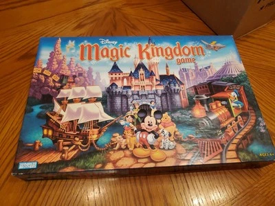 MAGIC KINGDOM GAME-DISNEY-WORLD-LAND-2004 COMPLETE-PARKER BROTHERS - Image 1 of 4
