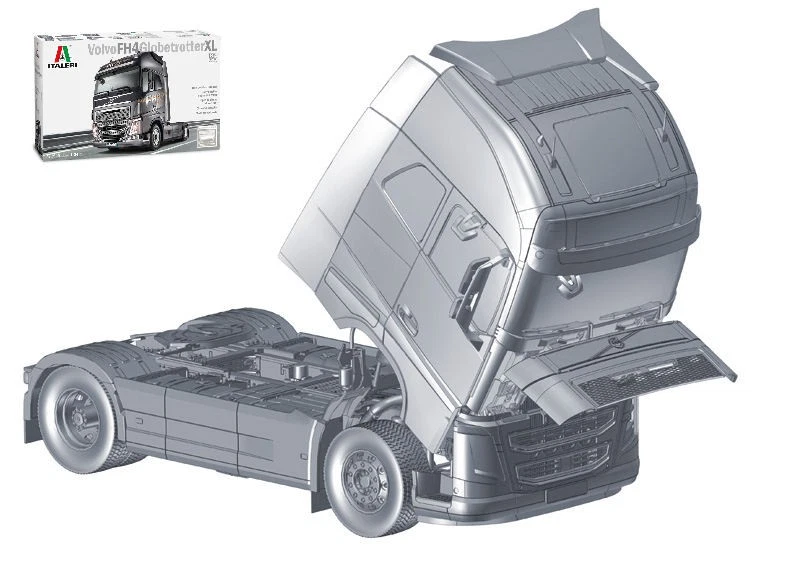 Italeri IT3940 VOLVO FH16 GLOBETROTTER XL 2014 KIT 1:24 Modellino - Immagine 1 di 1