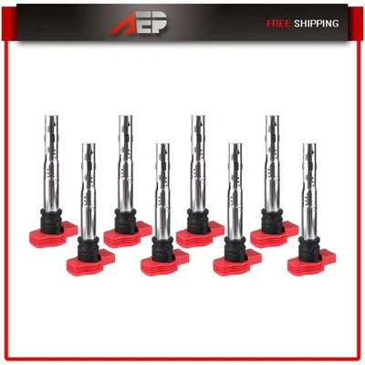 Bobinas de encendido 8 piezas para Audi A6 Quattro 2007-2011 A8 Quattro 2007-2012 4,2 L Foto 1 de 3