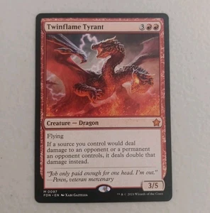 Twinflame Tyrant - Foundations MTG NM - Picture 1 of 4