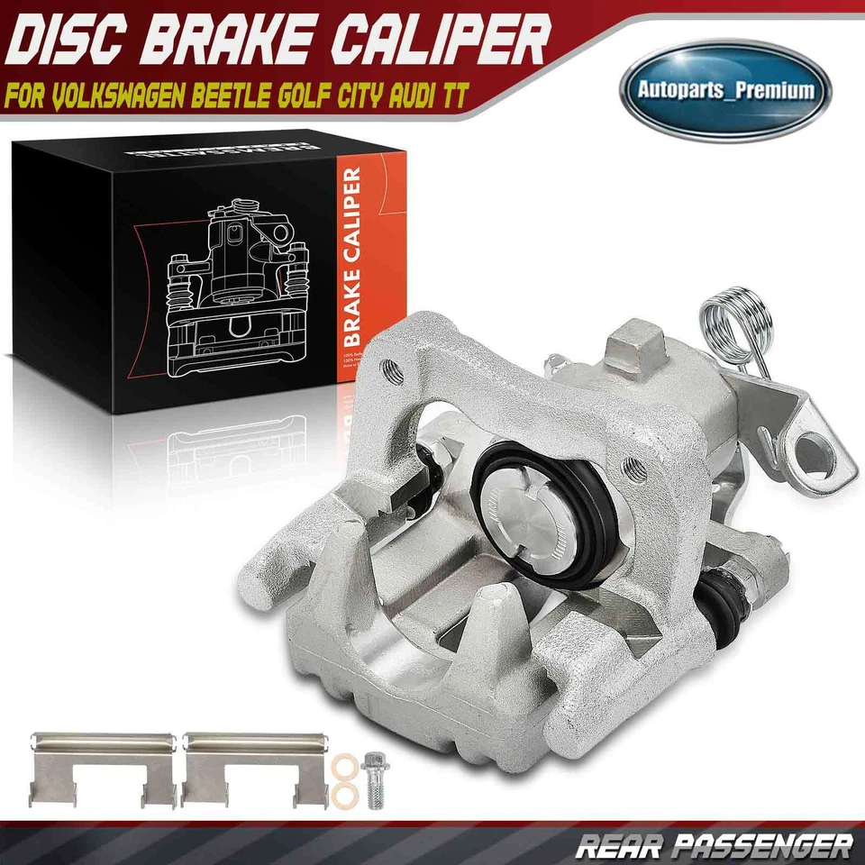 Pinza de freno trasera derecha con soporte para Volkswagen Beetle Golf City Audi TT Foto 1 de 4