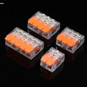 30pcs Orange Combination Wire Connector In And Out Push-in Junction box - Picture 1 of 7