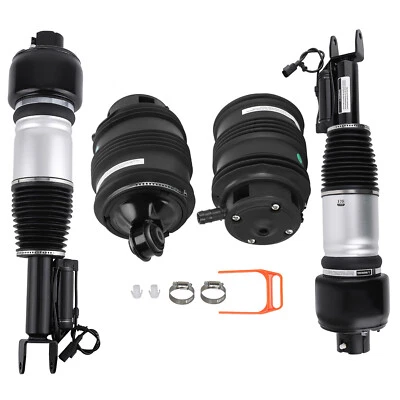 Puntal de suspensión neumática delantera trasera 4 piezas para Mercedes W211 E320 E350 E500 CLS500 RWD Foto 1 de 4