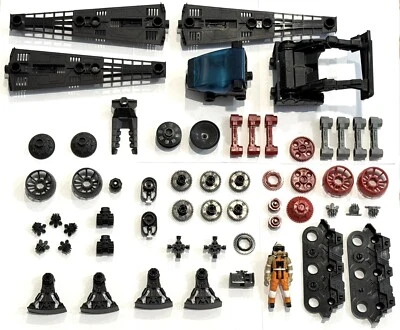 Vintage Robotix Building System lot of 57 Parts & PIeces - Milton Bradley - Image 1 of 4