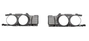 BMW 5 - Series E34 1988 - 1993 Front Headlight Grill PAIR (Left + Right) - Picture 1 of 3