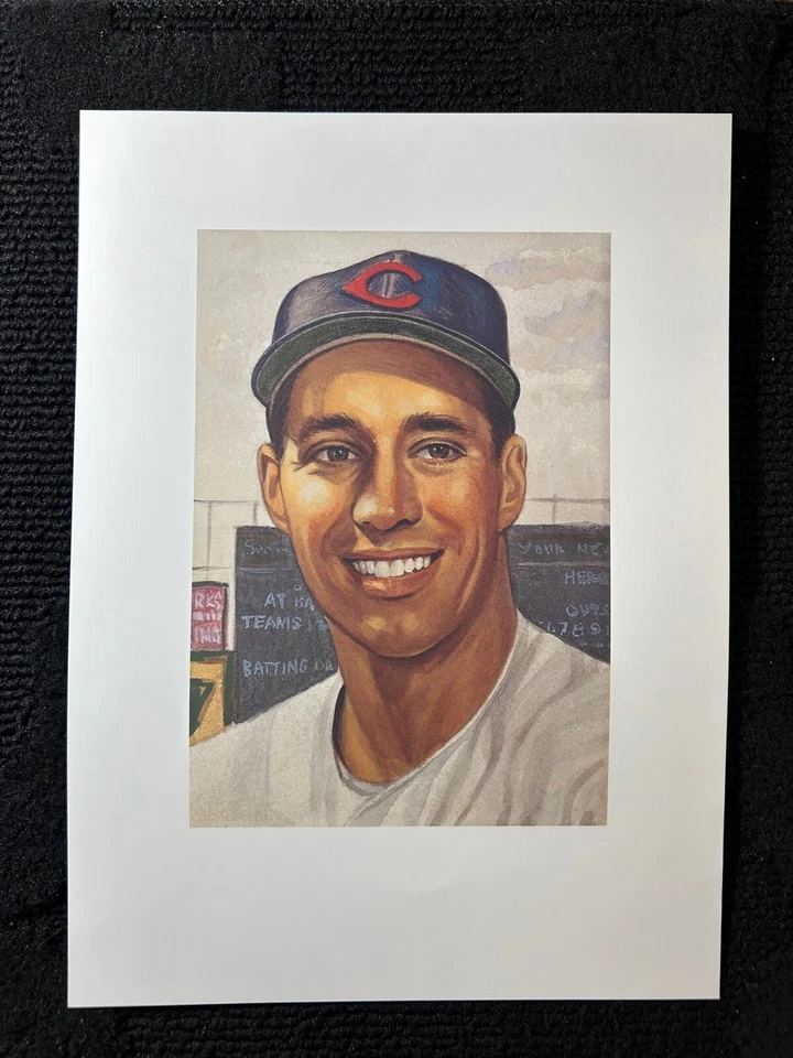 Litografía Marriott 1953 Topps (1989) Bob Feller 11x15 - sin serie # *RM Foto 1 de 1