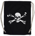 Skull & Crossbones Turnbeutel Skulls Pirate Pirates Flag Symbol Sign Logo