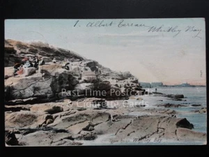 Tyne & Wear: Table Rocks, Whitley Bay c1905 - by The Wrench (PM) Whitley Bay cds - Picture 1 of 1
