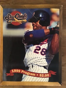 Syracuse SkyChiefs Baseball 1999 Team Program With Game Day Insert - Picture 1 of 5