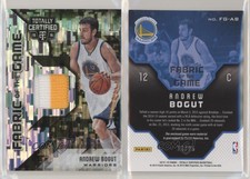 2015 Panini Totally Certified Fabric of the Game Materials Camo /25 Andrew Bogut