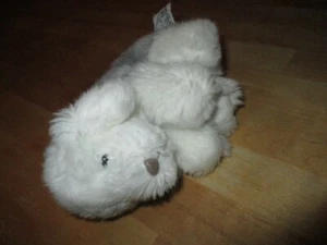 Binky Hund Welpe grau weiss Stofftier Kuscheltier - Bild 1 von 4