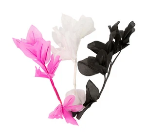 Long flower Leaves Bunch Fascinators Hat Making DIY Craft Millinery Many Colors - Imagen 1 de 8
