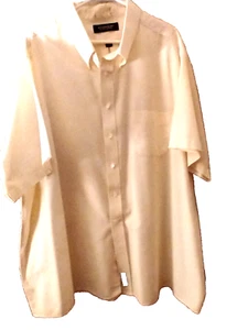 Alexaner LLoyd ~ kurzärmeliges Oxford-Shirt für Herren ~ 1 Tasche ~ gelb ~ 5XL - Bild 1 von 4