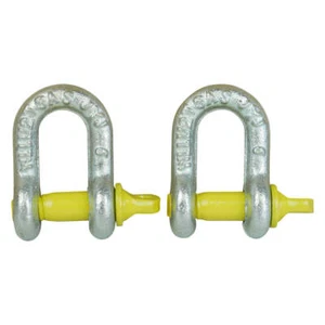 D Shackle 6mm 500kg Rated 2 Pack - Picture 1 of 6