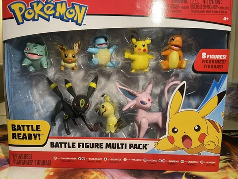 Pokemon Battle Figure Multi Pack - UMBREON ESPEON,MIMIKYU, EEVEE Cover