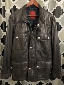 Carolina Herrera men jacket 100 % Genuine Sheep Leather XL Piel Genuina CH Spain - Picture 1 of 12