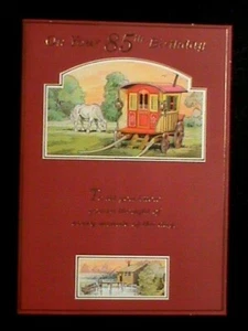 Large 85th Birthday Card With Charming Words. 20 cm x 14 cm. Cellophane Wrapped. - Picture 1 of 6